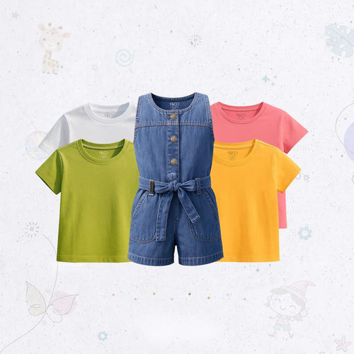 All-Day Short Dungaree Suit Combo