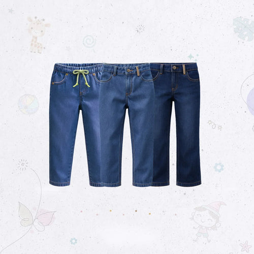Basic Denim Bottom Combo