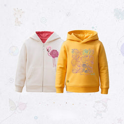Cuff Sleeve Hoodie Set