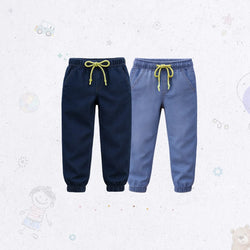 Cuff Denim Jogger Set