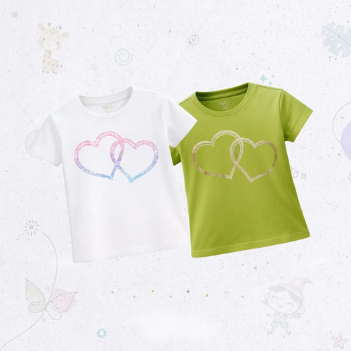 Two Heart T-Shirt Set