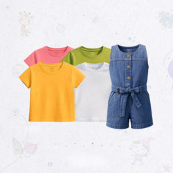 All-Day Short Dungaree Suit Combo