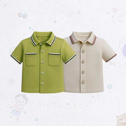 Vintage Waffle Shirt Set