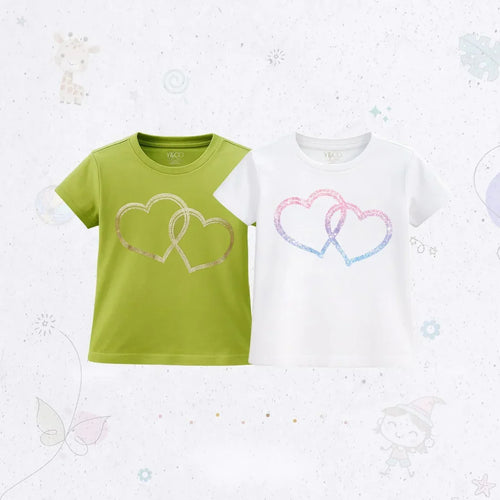 Two Heart T-Shirt Set