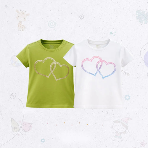 Two Heart T-Shirt Set