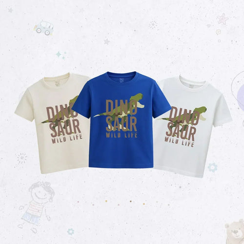 HD Dino Print T-Shirt Set