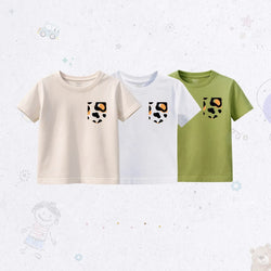 Cheetah Graphic T-Shirt Set