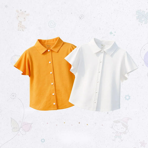 Butterfly Sleeve Shirt Set