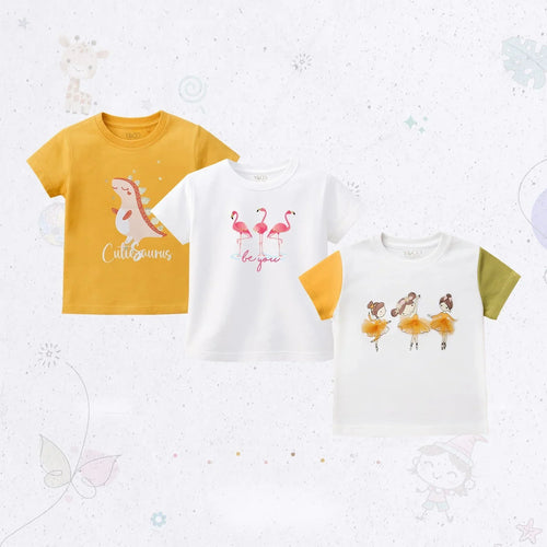 Graphic Printed T-Shirt Set