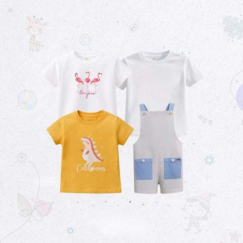 Jersey Pocket Dungaree Combo