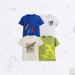Classic Rubber-Print T-Shirt Set