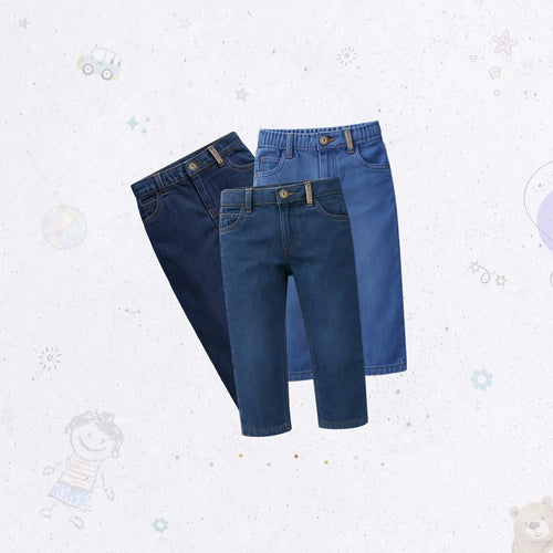 Slim Straight Jeans Set