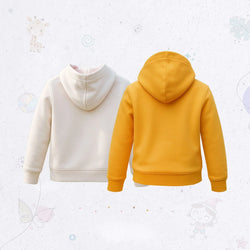 Cuff Sleeve Hoodie Set