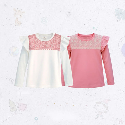 Frill Shoulder Top Set
