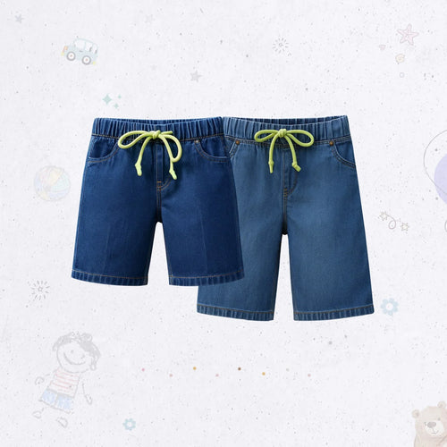 Casual Fit Denim Shorts