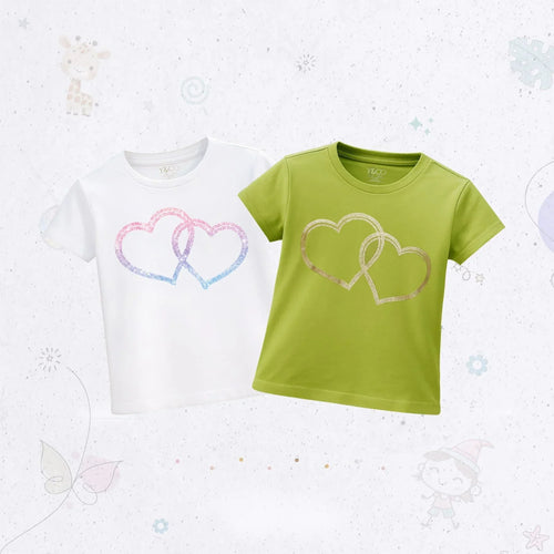 Two Heart T-Shirt Set