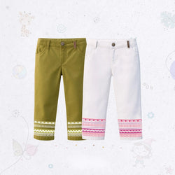 Printed Twill Pant Set