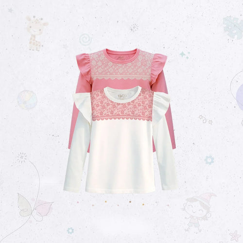 Frill Shoulder Top Set